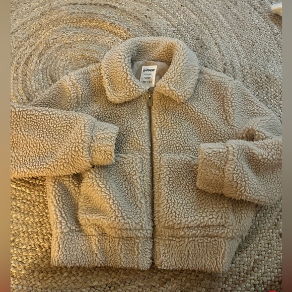 Garage Jackets & Blazers - Garage Cropped Teddy Jacket